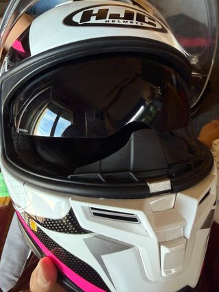 Casco HJC RPHA 70 Blanco y Rosa