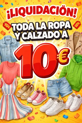 Liquidación Ropa y Calzado 10€