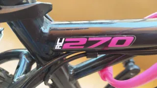 Bicicleta Racer 270 Negra y Rosa