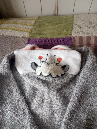 Bata infantil de oveja