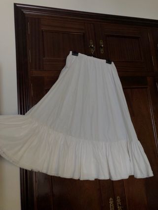 Enaguas traje flamenca blancas a medida