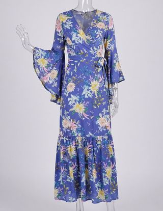 Vestido Angela Wrap Maxi - Acai de Jaase