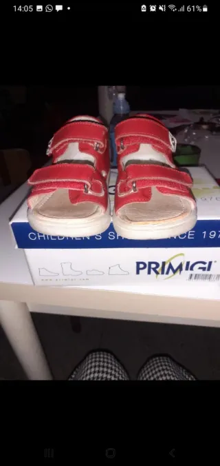 Falcotto Sandali Estive Bambino Rosse