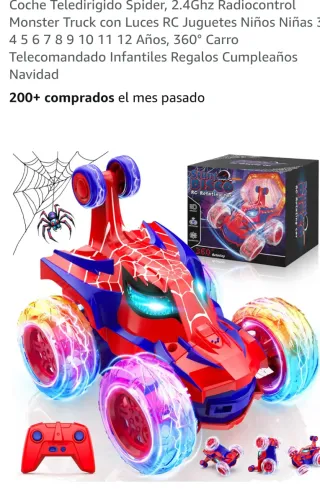 Coche RC Spiderman