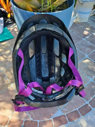 Casco Bici Niña Scott Negro/Rosa