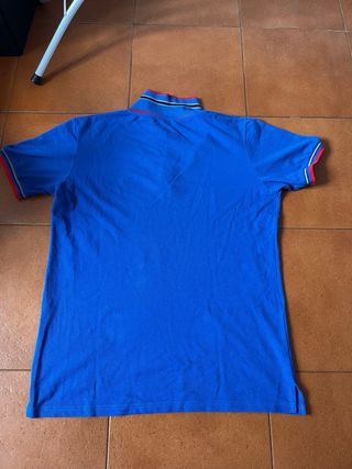 Polo Fred Perry Manga Corta Hombre Azul Original