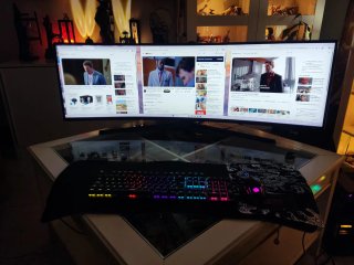 pc completo monitor 49" curvo ryzen 5900x 32gb