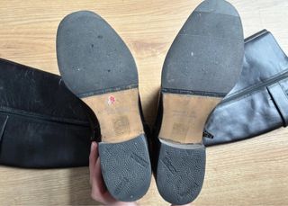 Botas altas negras con tacón