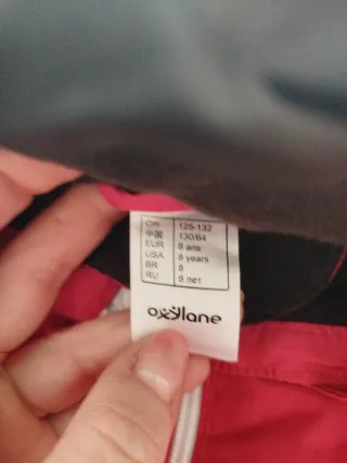 Traje de nieve infantil rojo