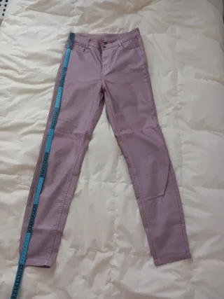 Pantalón Calzedonia Rosa Brillo T. M