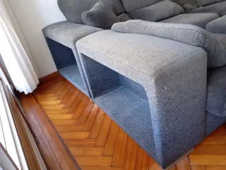 Divano Chaise Longue Grigio