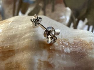 Pendiente Estrella Aristocrazy Oro Blanco Diamante