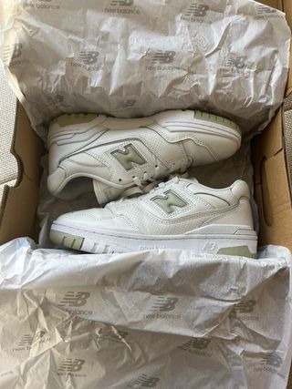 New Balance 550 Verde y Blanco