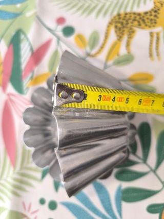 Lote 3 Moldes Flan Flor Metal