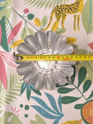 Lote 3 Moldes Flan Flor Metal