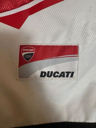 Bolsa de viaje Ducati Puma roja y blanca