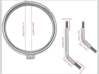 Espejos Moto Redondos Cromados Universales