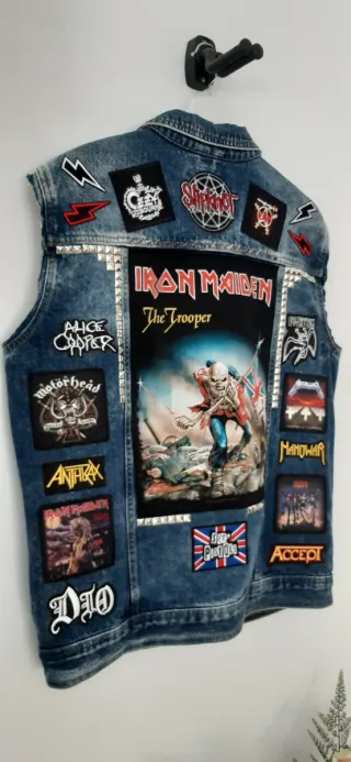 Chaleco Vaquero Heavy Metal Talla XL