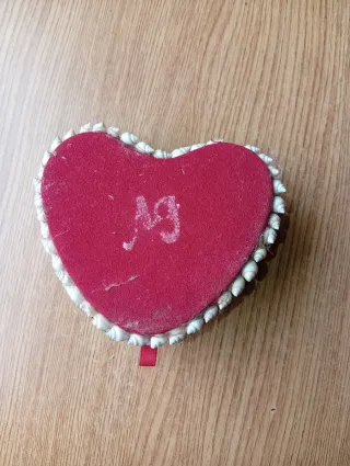 Joyero Corazón Artesanal Conchas Marinas