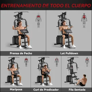 Máquina Musculación 45kg Placas