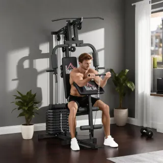 Máquina Musculación 45kg Placas