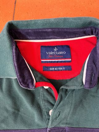 Polo Valecuatro Verde y Rojo