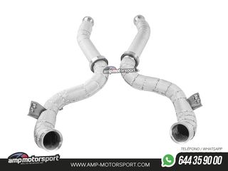 DOWNPIPE ALPHA COMPETITION PARA MERCEDES C63 AMG W205 2014-2021 - ANTITÉRMICO