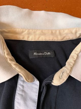Polo Massimo Dutti azul marino