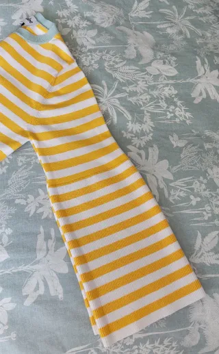 Jersey rayas amarillo y blanco Lucía Be