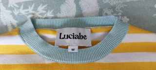 Jersey rayas amarillo y blanco Lucía Be