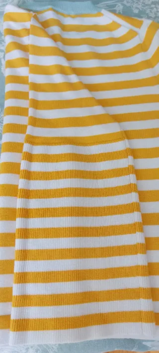 Jersey rayas amarillo y blanco Lucía Be