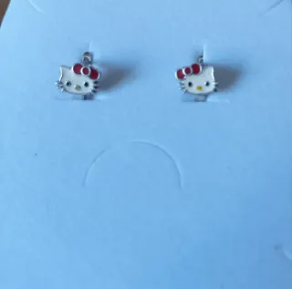 Pendientes Traji Lulu Katy Plata Hello Kitty