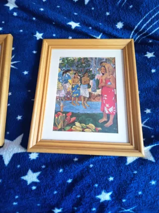 2 cuadros de madera ,