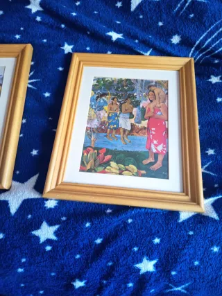 2 cuadros de madera ,