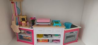 Cocina Barbie Chef ,gofres y chelsea