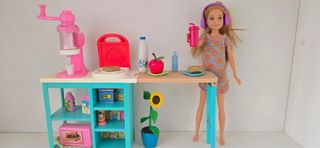 Cocina Barbie Chef ,gofres y chelsea