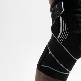 Rodillera Baloncesto Tarmak MID 500 NBA Adulto Negro
