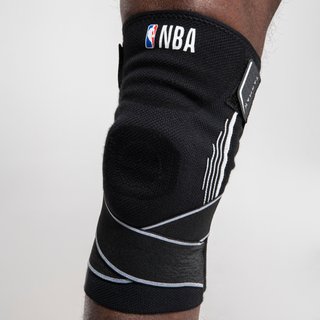 Rodillera Baloncesto Tarmak MID 500 NBA Adulto Negro