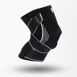 Rodillera Baloncesto Tarmak MID 500 NBA Adulto Negro