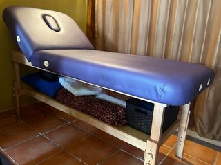 Camilla de masaje plegable de madera