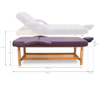 Camilla de masaje plegable de madera