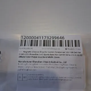 Correa Silicona Magnética Garmin 22mm