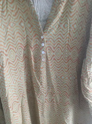 Vestido estampado talla única