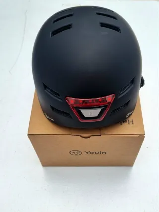 Casco YOUIN URBAN LED 360° Talla L Negro