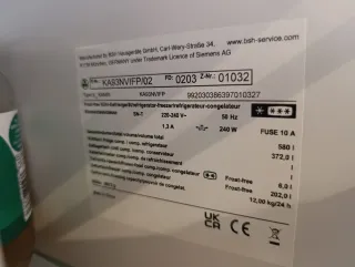 Nevera Siemens iq300 KA93NVIFP - Repuestos