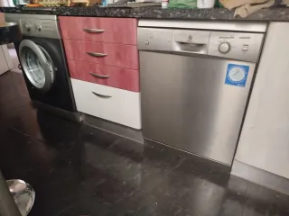 Muebles de cocina - Rosa y Blanco