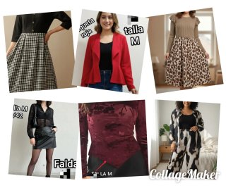 26 prendas de mujer