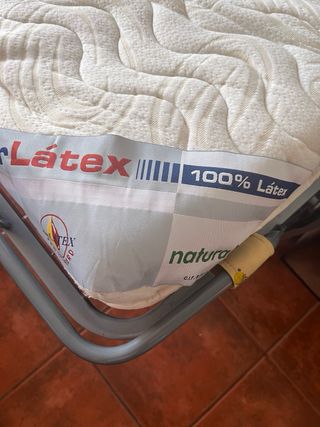 Sofá cama chaise longue marrón