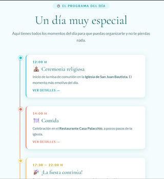 Tarjeta de invitación digital para comunión o boda