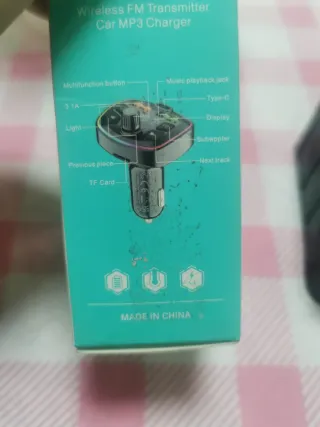 Trasmettitore FM Auto MP3 Charger E32 SIM
